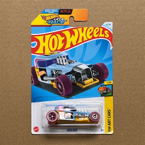 Hot Wheels Mainline Netflix Lets Race Mod Rod HW Art Cars