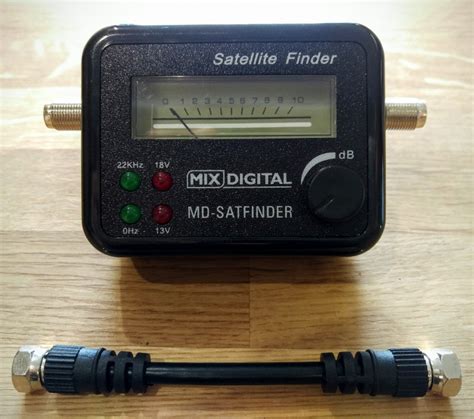 Mix Digital Satellite Finder Signal Meter For Aligning Dish With Patch