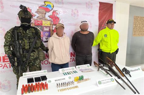 Capturados dos integrantes de la Segunda Marquetalia en operación