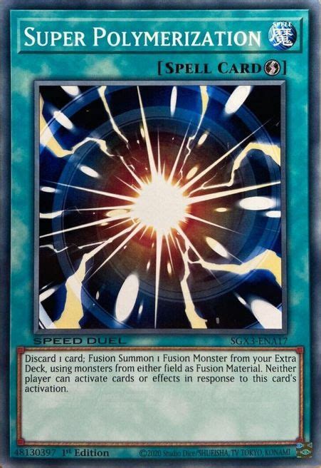 Super Polymerization Speed Duel Gx Duelists Of Shadows Yu Gi Oh