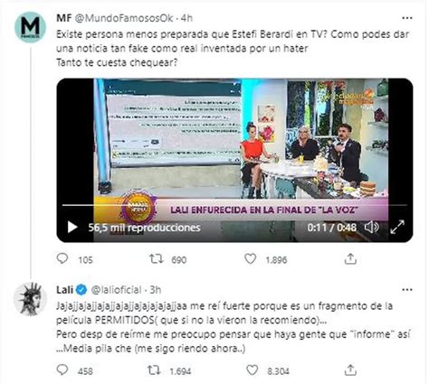 Lali Espósito Reaccionó A Una Noticia Fake Sobre Ella Media Pila Tn