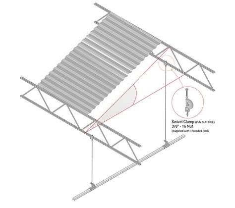 Threaded Rod Mounting System AmCraft Industrial Curtain Wall