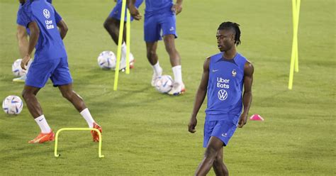 Camavinga being used as a left-back during France’s training sessions ...