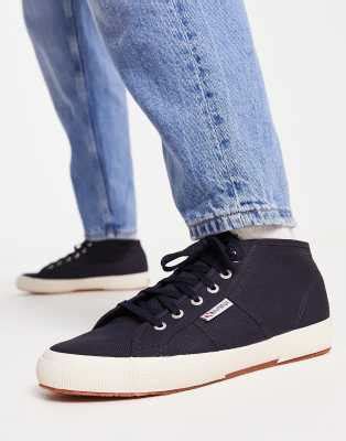 Superga Cotu Trainers In Navy Asos