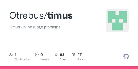 GitHub - Otrebus/timus: Timus Online Judge problems