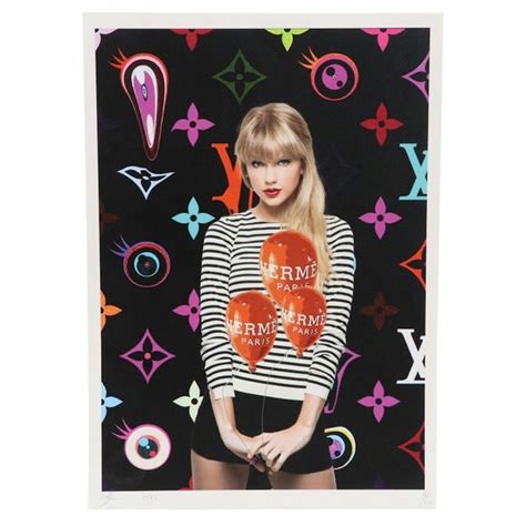 Death Nyc Pop Art Graphic Print Of Taylor Swift X Hermes X Takashi