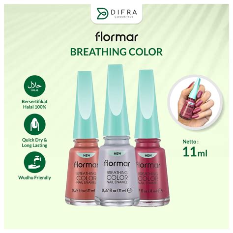 Jual Kutek Halal Flormar Breathing Color Untuk Sholat Difra Cosmetics