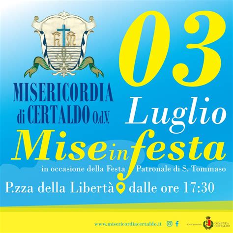 Mise In Festa 2023 Misericordia Certaldo