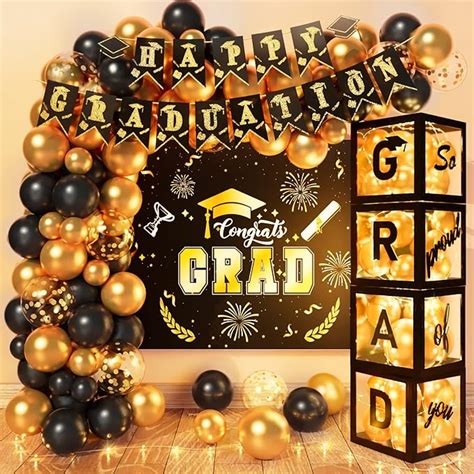 Amazon Graduation Party Decorations Pcs Graduation Balloon Boxes