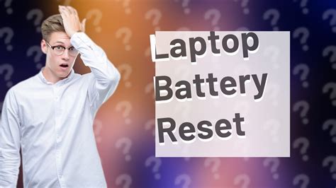 How To Reset Laptop Battery Youtube