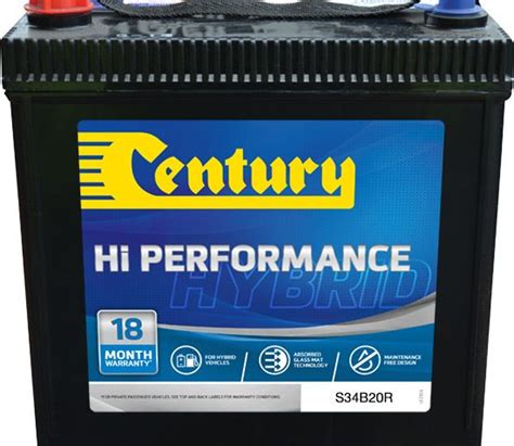 Century Hybrid Auxiliary Range Car Battery World