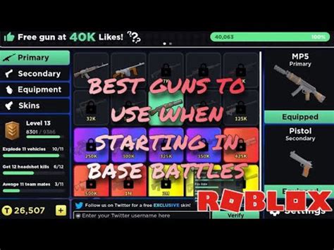 Best Gun To Use When You Are Starting Out In Base Battles Youtube