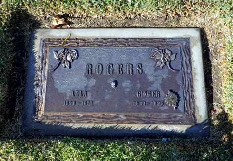 Ginger Rogers 1911 1995 Find A Grave Memorial Famous Tombstones