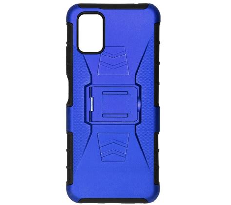 Funda Uso Rudo Gen Para Zte Blade V Smart Azul Negro Baaxtec