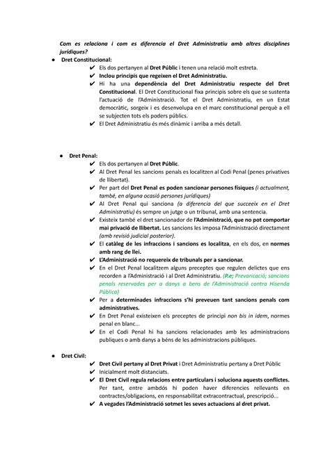 Diferencia El Dret Administratiu Inclou Principis Que Regeixen El