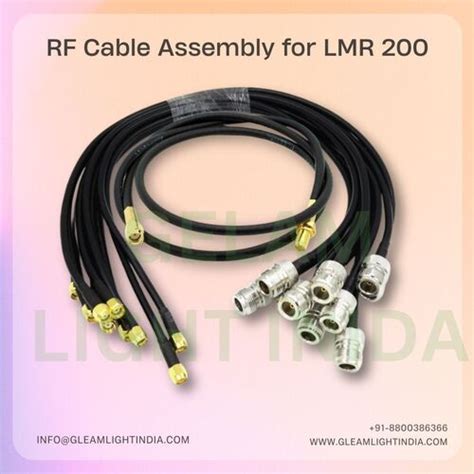 Rf Cable Assembly For Lmr 200 At 250 00 Inr In New Delhi Gleam Light India