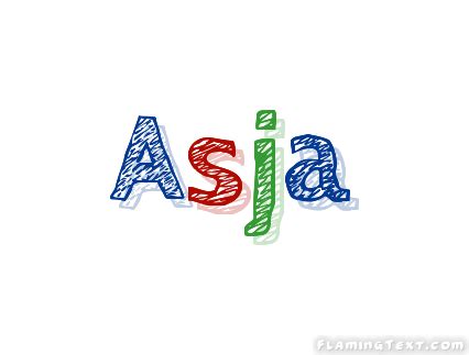 Asja Logo | Free Name Design Tool from Flaming Text