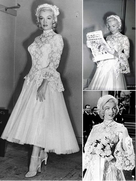 Marilyn Monroe Wedding Dress Arthur Miller - The Wedding