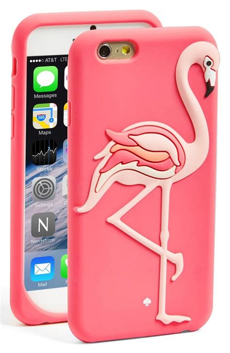 Free Shipping And Returns On Kate Spade New York Flamingo Iphone 6 Silicone Case At Nordstrom