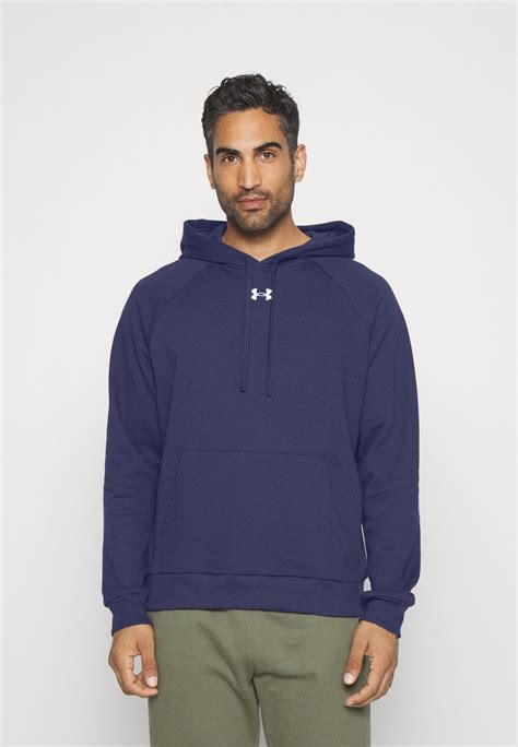 Under Armour Rival Hoodie Hoodie Midnight Navywhitedonkerblauw