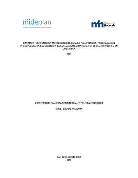 Pdf Lineamientos T Cnicos Y Metodol Gicos Para La Poi Pdf