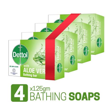 Dettol Soap Aloe Vera Quad Pack Gm X Soap With Aloe Vera