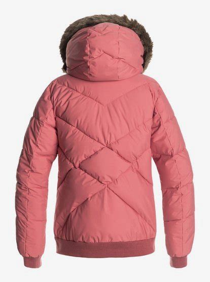 Hanna Waterproof Hooded Bomber Jacket For Women Roxy