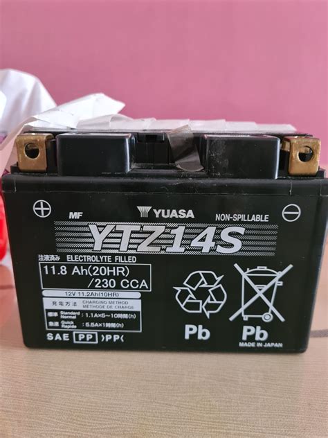 Yuasa Yt S Battery Motorcycles Motorcycle Accessories On Carousell