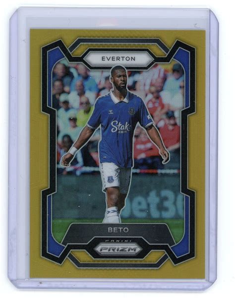 Panini Epl Prizm Beto Gold Sp Everton Ebay