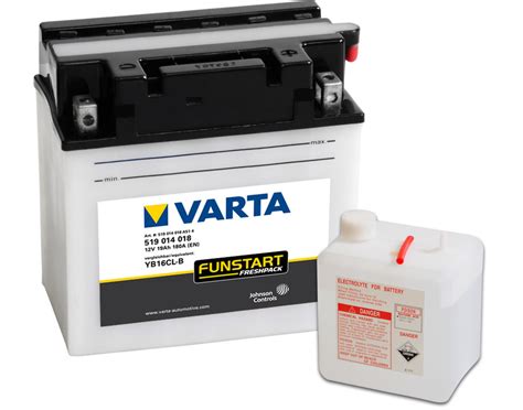 Varta Funstart Freshpack 12V 519014018 YB16CL B 19 Ah 3A Accu