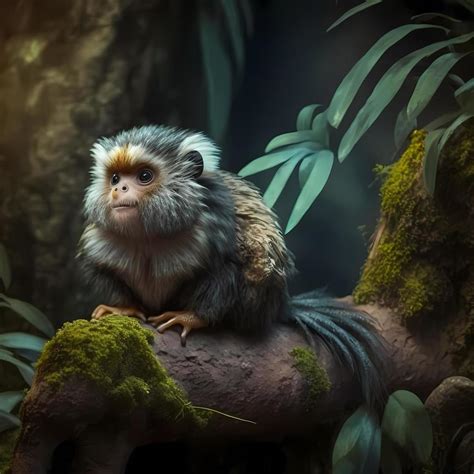 Marmoset Monkey Habitats. AI Generated 21753905 Stock Photo at Vecteezy