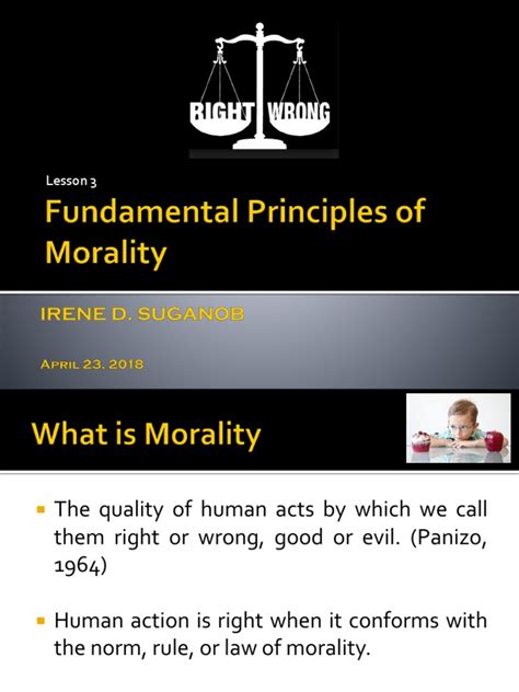 Fundamental Principles Of Morality Value Ethics Morality