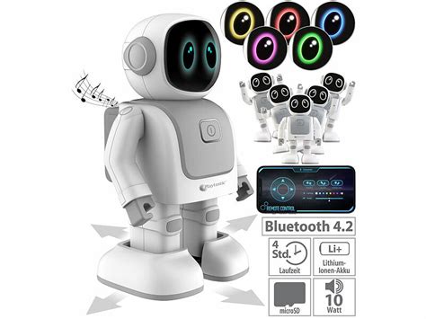 Playtastic Mini Roboter App Programmierbarer Roboter 130 Bewegungen