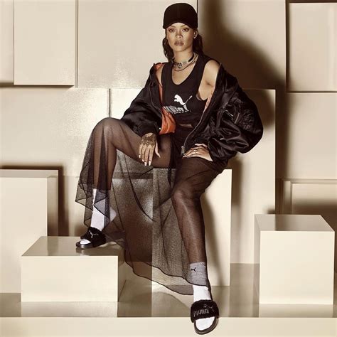 Rihanna Puma Fur Sandals | Teen Vogue