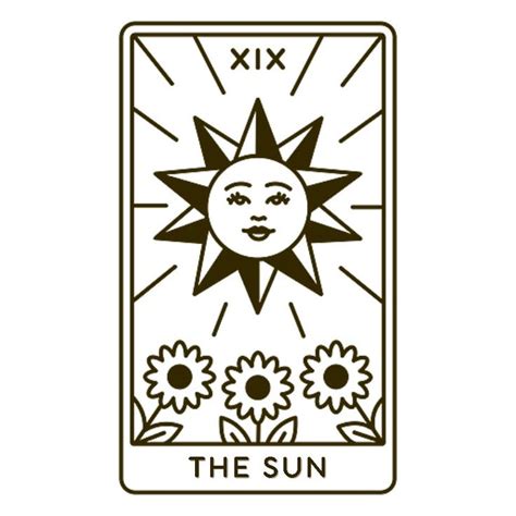 19 The Sun Tarot Cards Art The Moon Tarot Card Tarot Card Tattoo