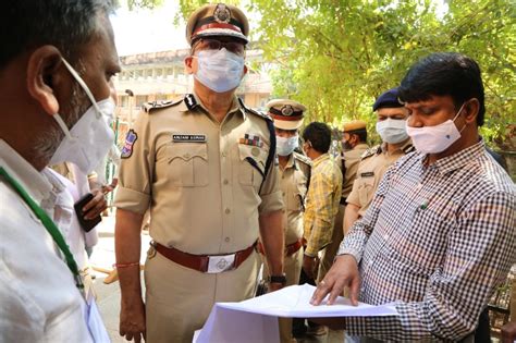 Hyderabad City Police Commissioner Anjani Kumar Along With The