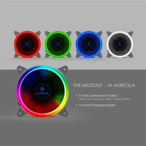 3 Pack Set CPU Cooler Fan 120 mm RGB With Remote Controller | eBay