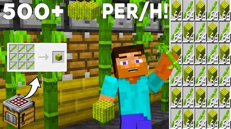 Craft Sİstemlİ Bambu Farmi Minecraft Üreticili Bambu Farmı Nasıl