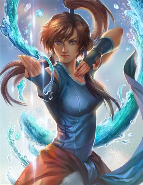 Dance With Water Legend Of Korra Fan Art By Yan Fan Legend Of Korra