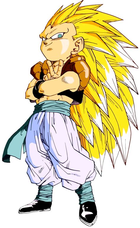 Render Gotenks SUper Saiyan 3 Livello by Poh2000 on DeviantArt