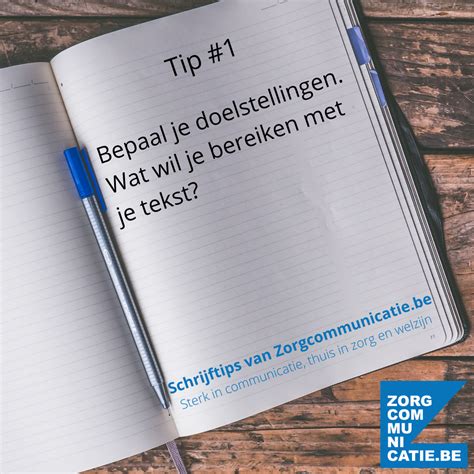 De Beste Schrijftips 1 Zorgcommunicatie Be