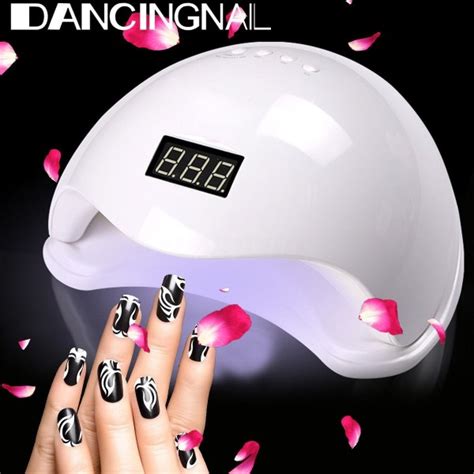 Lampada Uv Ricostruzione Unghie Gel Fornetto 36w Led 4 Bulbi Con Accessori Nail