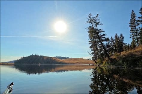Reflections Fall Mornings On Jacko Lake Kamloops Kayak