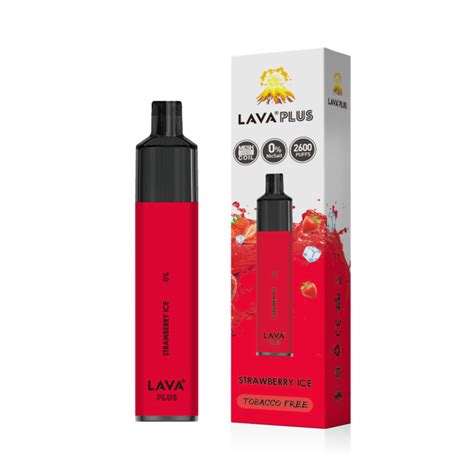 Lava Plus Disposable Device Strawberry Ice 2600 Puff VapeShire