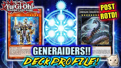 Yu Gi Oh GENERAIDER DECK PROFILE W TEST HAND COMBO TUTORIAL POST