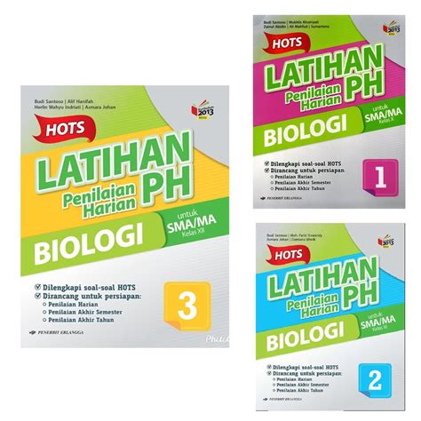 Jual Buku Soal HOTS Latihan Penilaian Harian PH Biologi Kelas X 10 XI