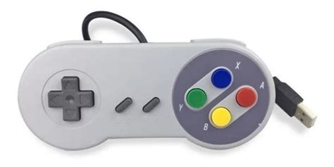 Kit 2 Controles Do Super Nintendo Snes Usb Retro Av Frete grátis