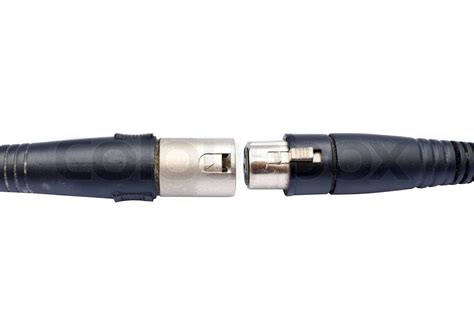 XLR -kabel med han- og hunstik | Stock foto | Colourbox