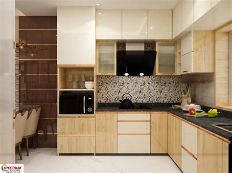 Modern Wooden Plywood Laminate Modular Kitchen At Rs 1350 Sq Ft In Noida