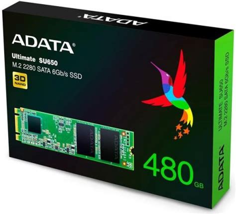 SSD-накопичувач A-Data Ultimate SU650 2280 480GB (ASU650NS38-480GT-C ...